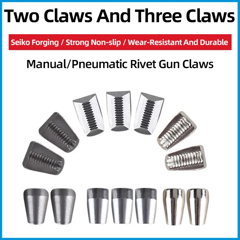 Rivet Gun Air - Rivet Gun Accessories Two/Three-Jaw Pneumatic Manual