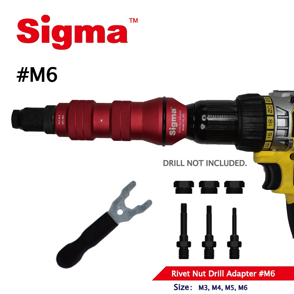 Sigma #M6 Threaded Rivet Nut D - Rivet Gun Air recensie en prijs