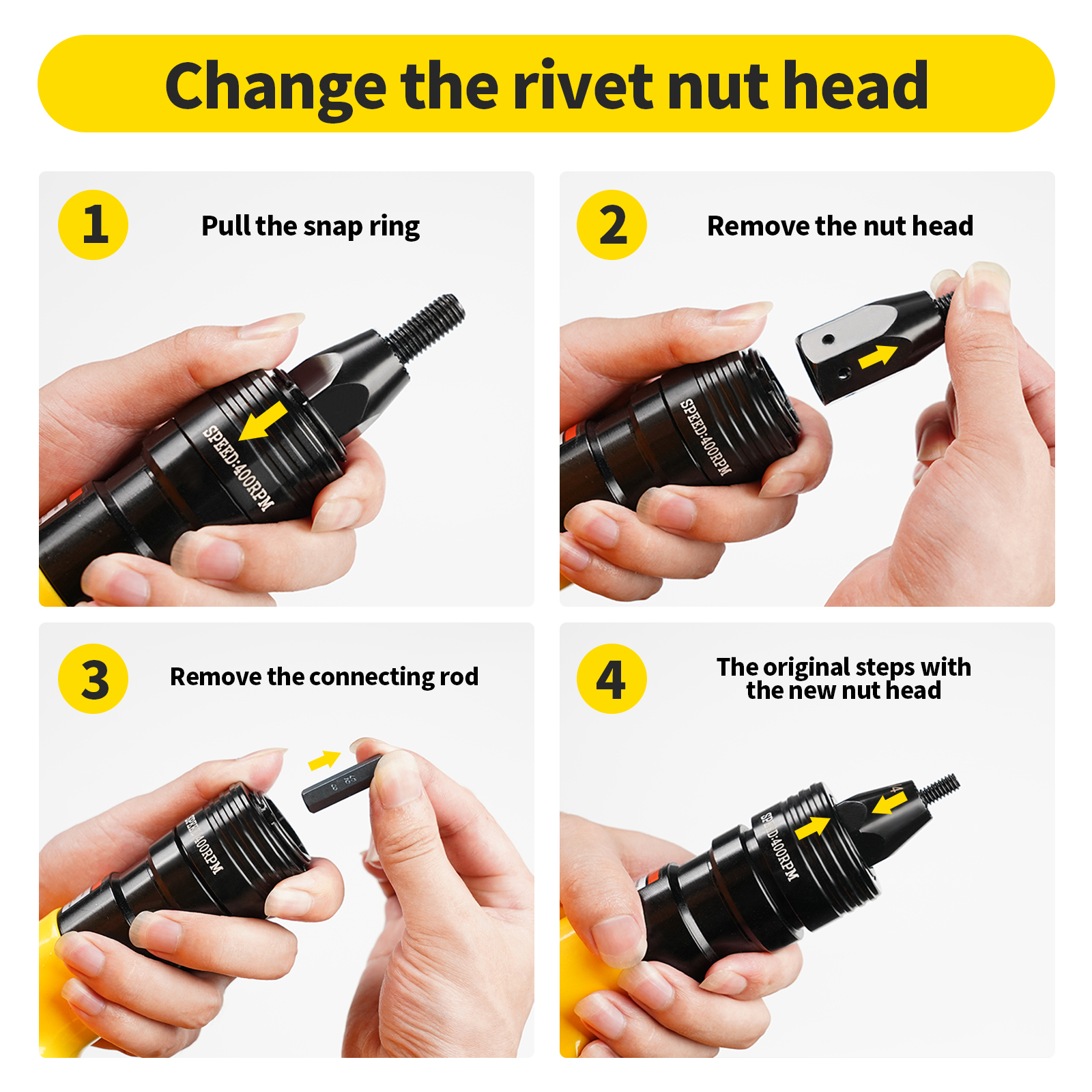 HIFESON Pneumatic Rivet Nut Gu - Rivet Gun Air recensie en prijs