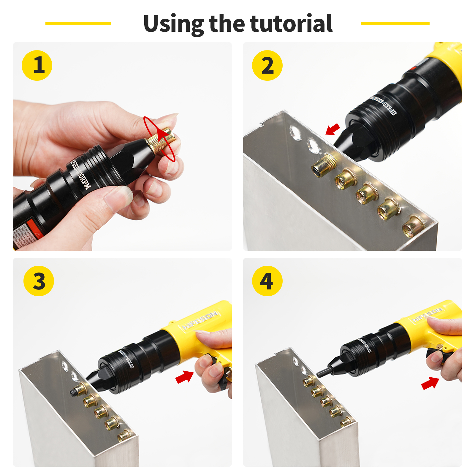 HIFESON Pneumatic Rivet Nut Gu - Rivet Gun Air recensie en prijs