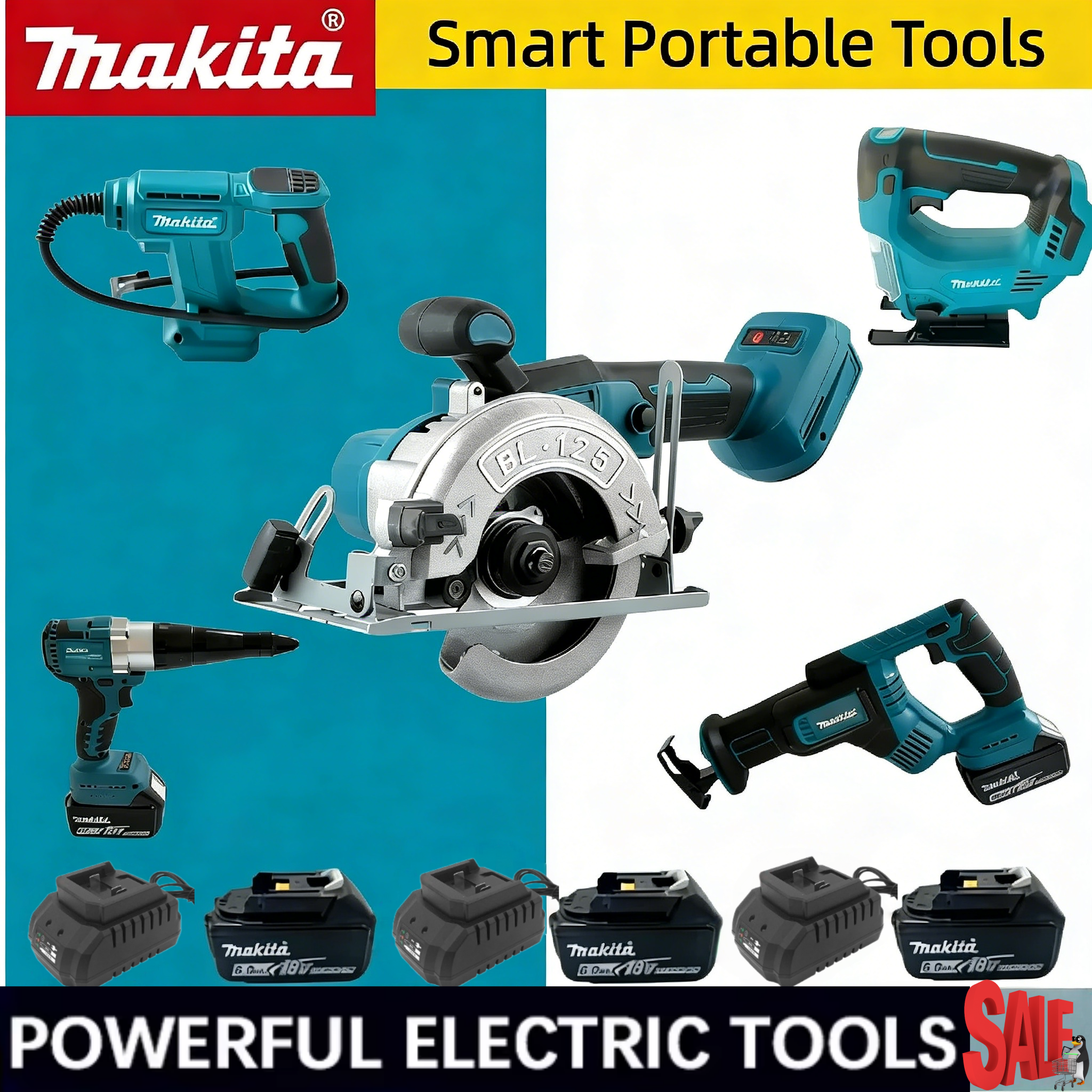 Makita Cordless 18V Power Tool - Rivet Gun Air recensie en prijs