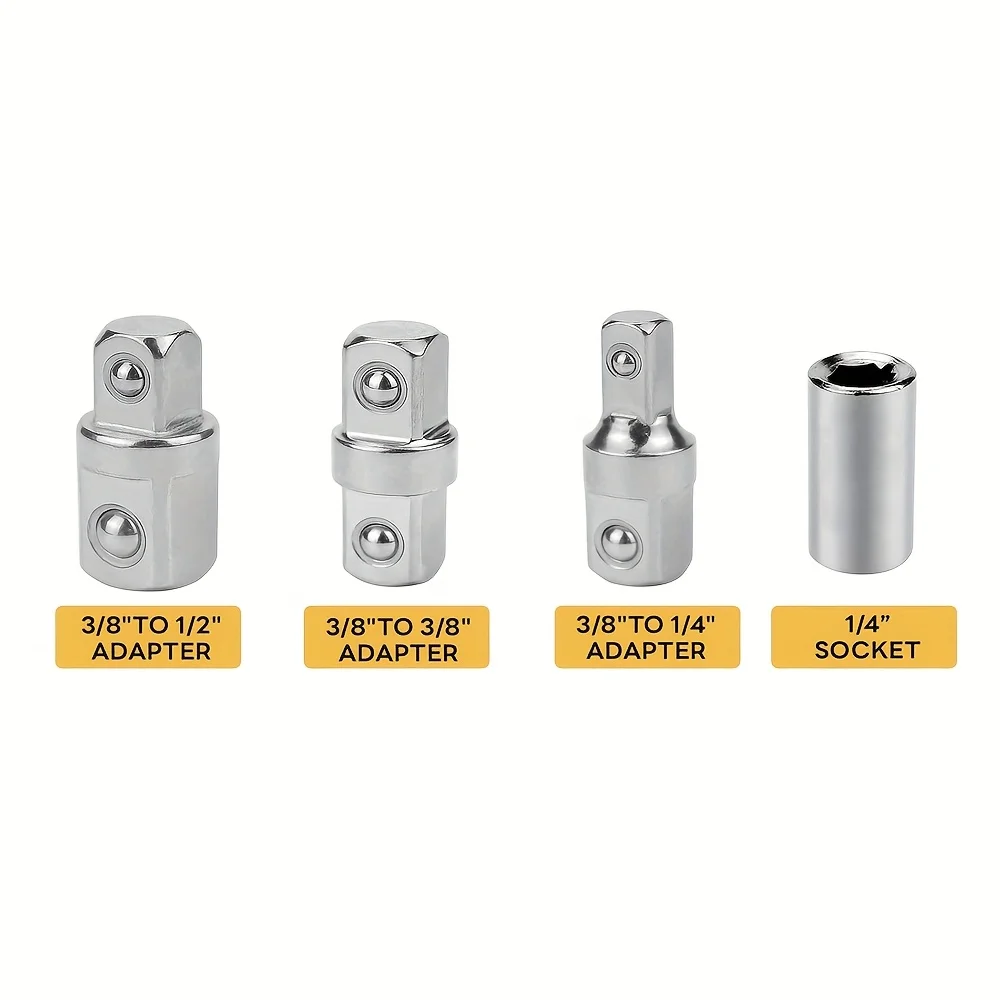 Socket Adapter Set 1/4 3/8 1/2 - Pneumatic Impact Wrench recensie en prijs