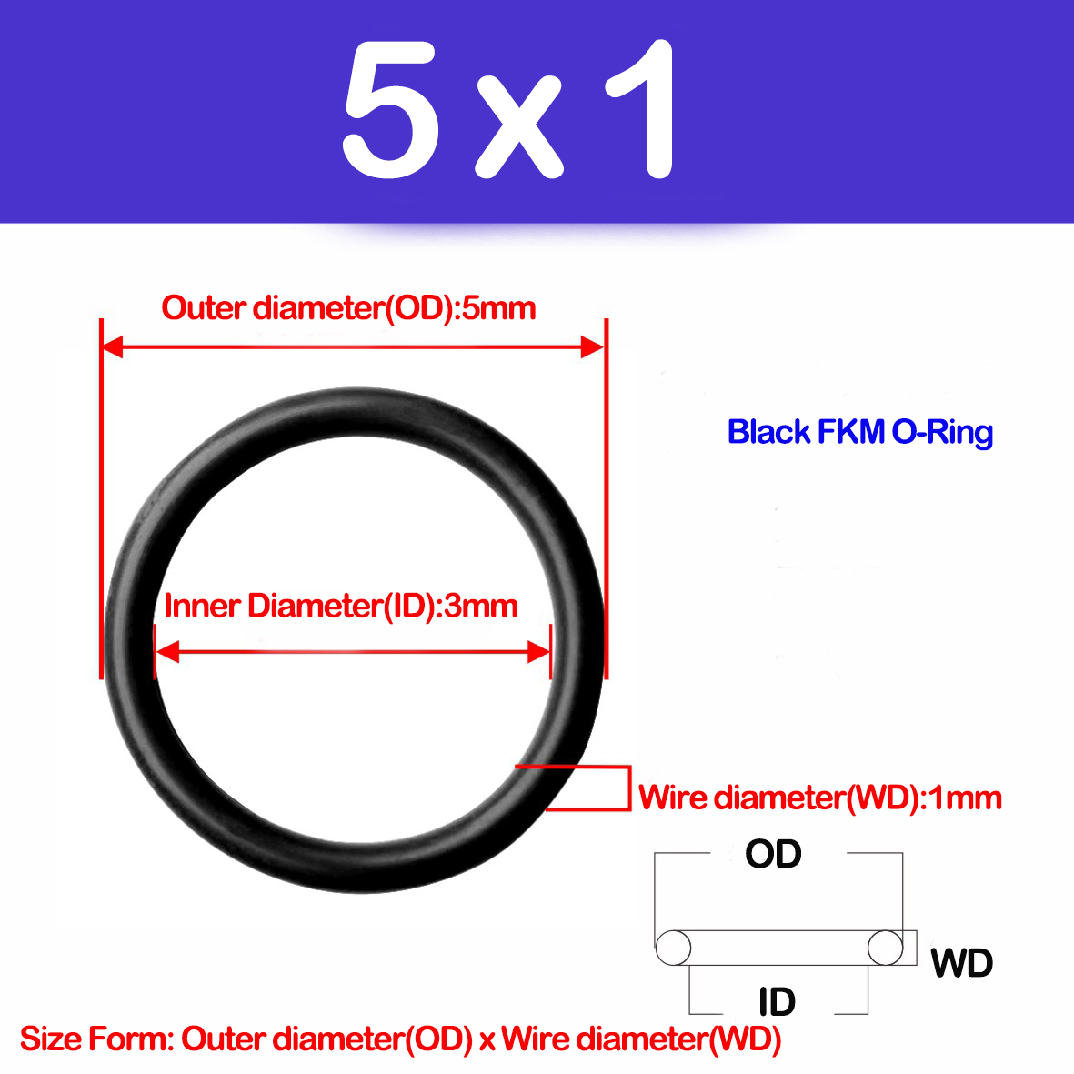 WD CS 1/1.2/1.5mm,NBR O Ring S - Auto Repair Cs recensie en prijs