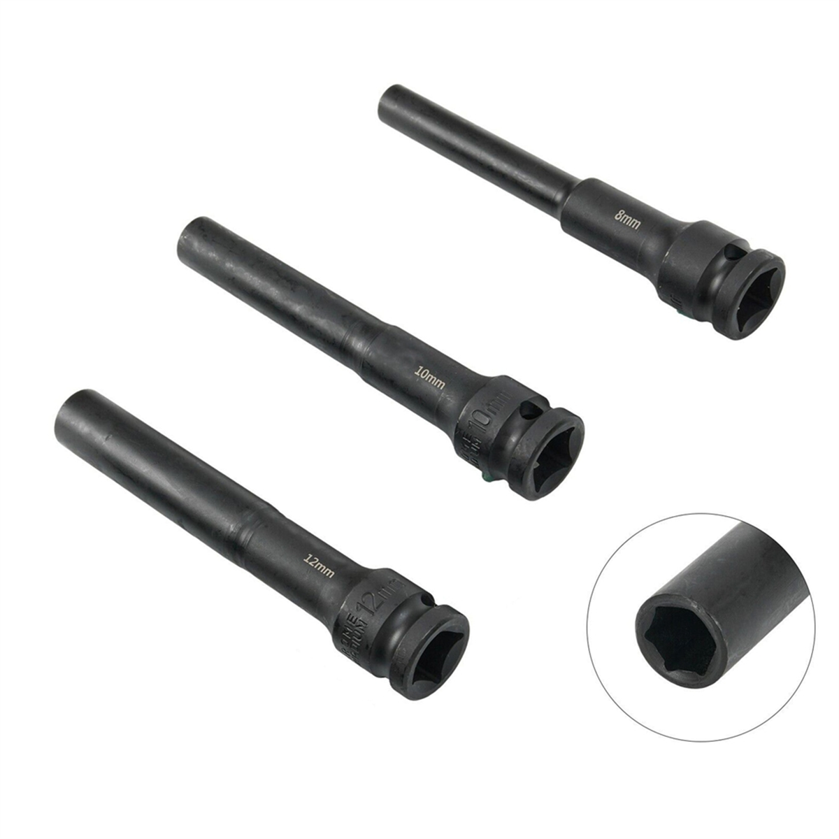 A002 3PCS 1/2 Drive Hex Socket - Pneumatic Impact Wrench recensie en prijs